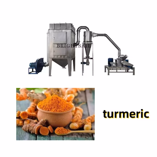 Dry Superfine Dry Turmeric Ginger Powder Processing Making Grinding Machine